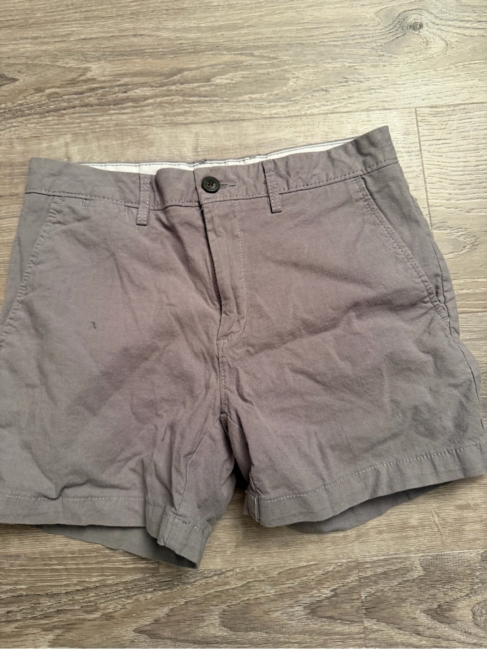 Goodthreads Women's Light Gray Shorts with Waist Label